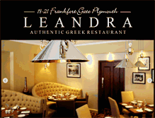 Tablet Screenshot of leandrarestaurant.co.uk
